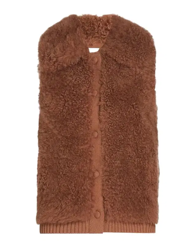 Yves Salomon Long-Haired Shearling Vest