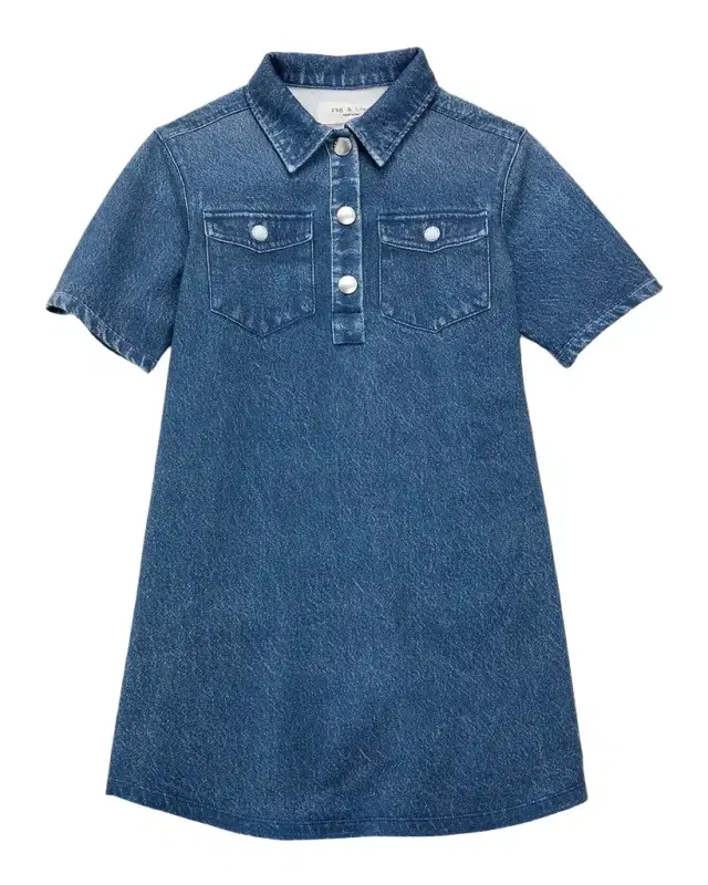 Girl 's Mini rb Miramar A-Line Dress, Size 2-12