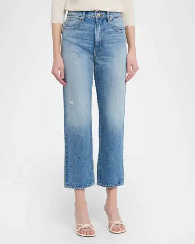 SLVRLAKE London Cropped Straight-Leg Jeans | Thumbnail 4