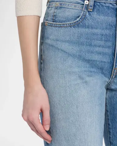 SLVRLAKE London Cropped Straight-Leg Jeans | Thumbnail 5