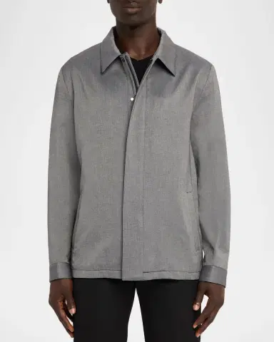 Kiton Men's Full-Zip Field Jacket | Thumbnail 4 Kiton Men's Full-Zip Field Jacket | Thumbnail 4
