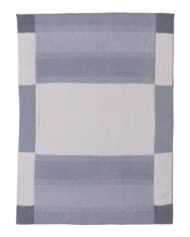Barefoot Dreams CozyChic Costa Block Stroller Blanket