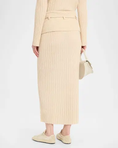 Guest in Residence Lia Low-Rise Cashmere-Blend Skirt | Thumbnail 3 Guest in Residence Lia Low-Rise Cashmere-Blend Skirt | Thumbnail 3