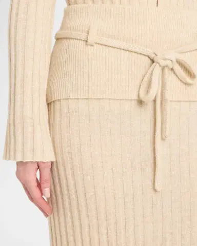 Guest in Residence Lia Low-Rise Cashmere-Blend Skirt | Thumbnail 5 Guest in Residence Lia Low-Rise Cashmere-Blend Skirt | Thumbnail 5