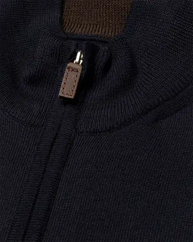 Eton Men's Merino Full-Zip Knit Cardigan | Thumbnail 6