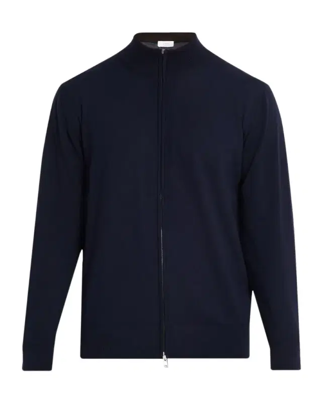 Eton Men 's Merino Full-Zip Knit Cardigan