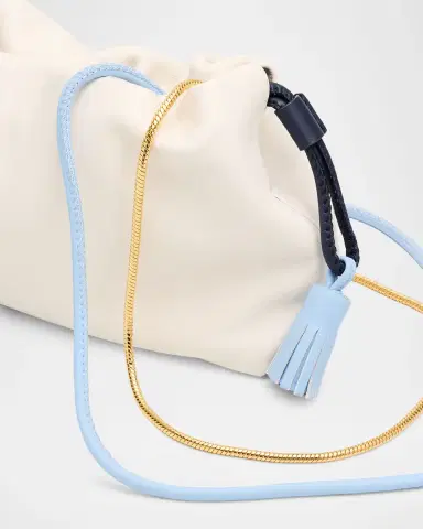 Veronica Beard Stash Small Drawstring Leather Clutch Bag | Thumbnail 6 Veronica Beard Stash Small Drawstring Leather Clutch Bag | Thumbnail 6