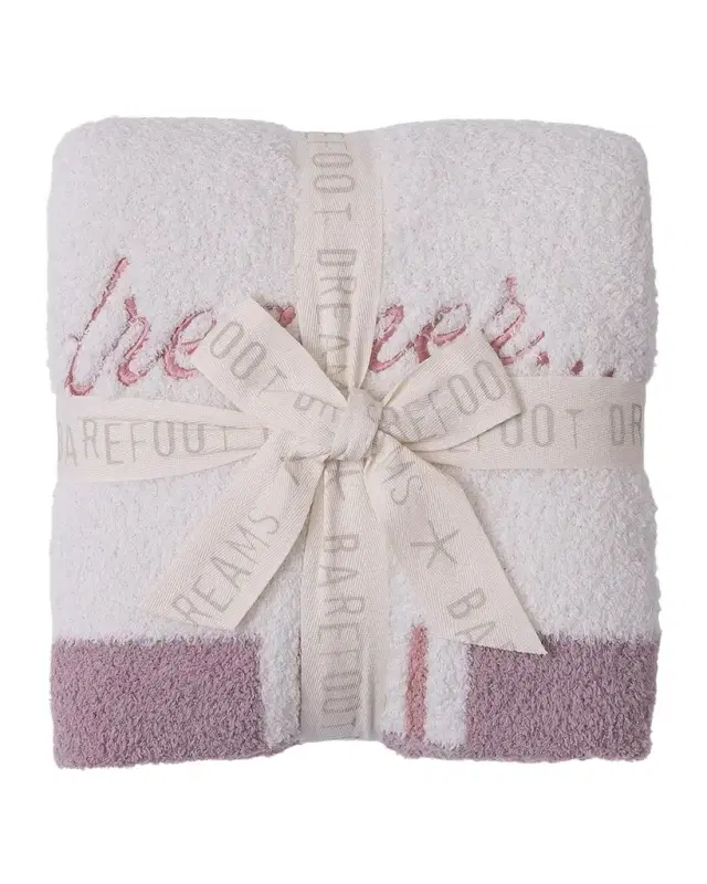 Barefoot Dreams CozyChic Starry Daydreamer Stroller Blanket