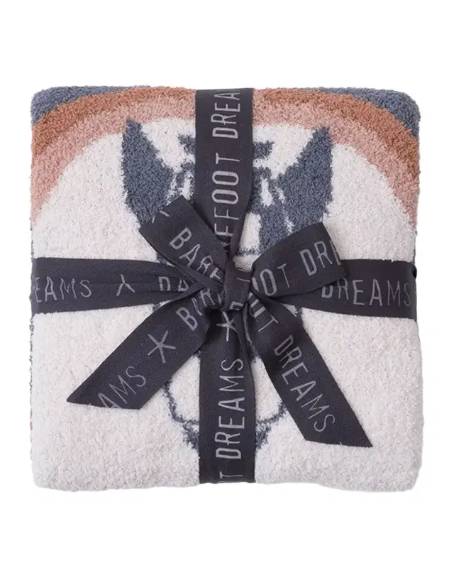 Barefoot Dreams CozyChic Spaceship Stroller Blanket