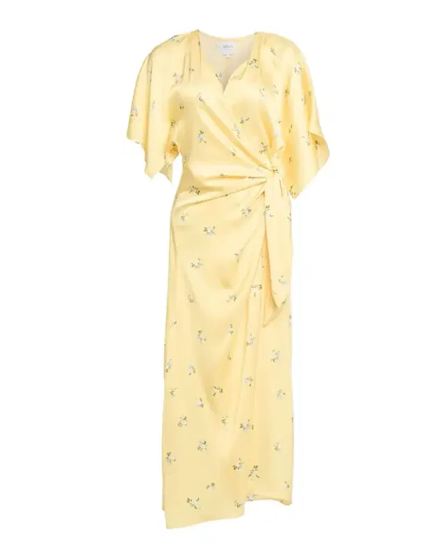 Hadassa Floral Satin Midi Dress