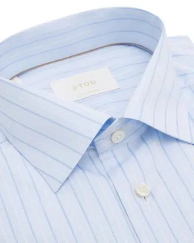 Eton Men 's Elevated Striped Cotton Dress Shirt | Thumbnail 1