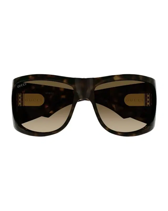 Gucci Double G 66mm Square Sunglasses