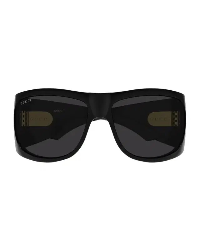 Gucci Double G 66mm Square Sunglasses