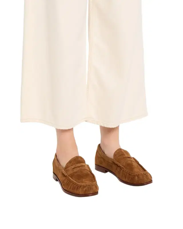 Lexi Suede Penny Loafers