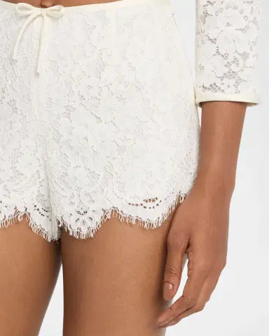 LoveShackFancy Lavendine Lace Shorts | Thumbnail 5 LoveShackFancy Lavendine Lace Shorts | Thumbnail 5