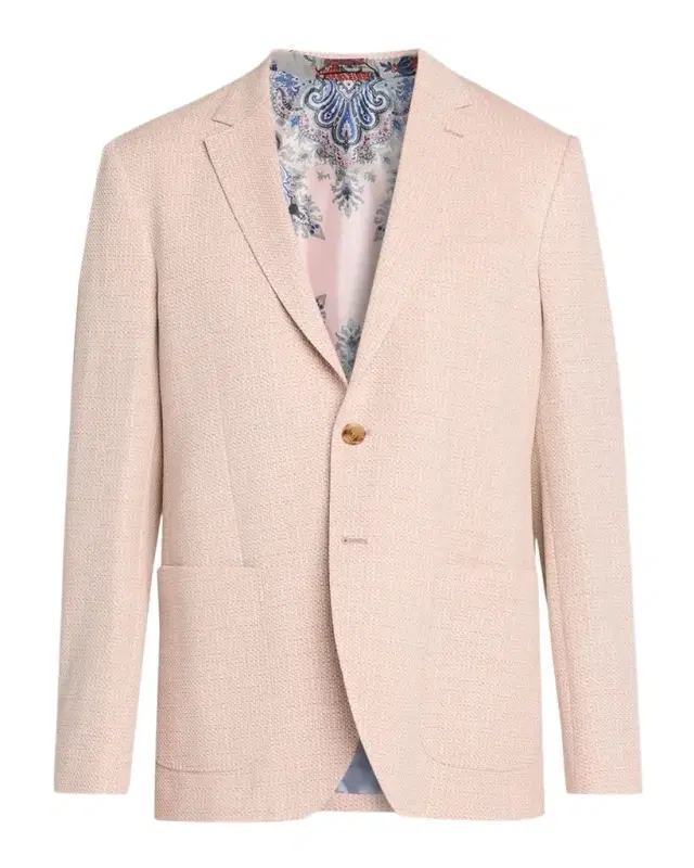 Men 's Multi-Woven Single-Breasted Sport Coat