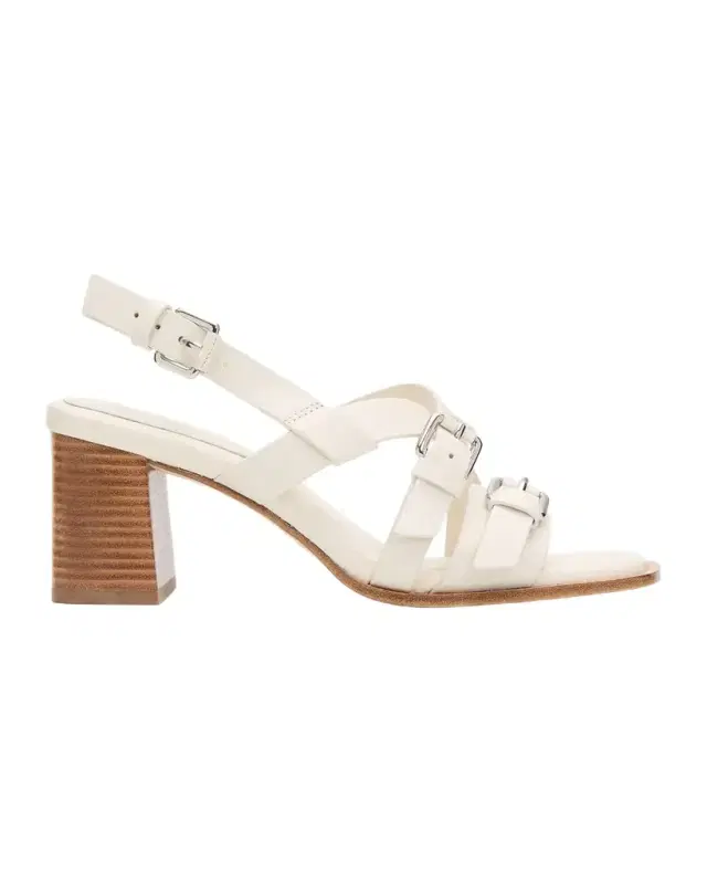 rag & bone Harlow Leather Mid-Heel Slingback Sandals