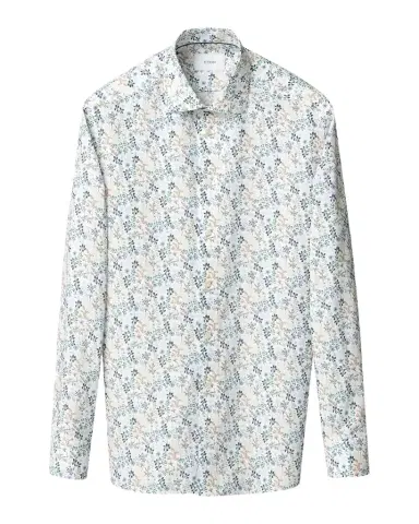 Eton Men's Contemporary Fit Floral Twill Dress Shirt | Thumbnail 1 Eton Men's Contemporary Fit Floral Twill Dress Shirt | Thumbnail 1