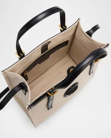 Versace Riviere Medusa Canvas Tote Bag | Thumbnail 4 Versace Riviere Medusa Canvas Tote Bag | Thumbnail 4
