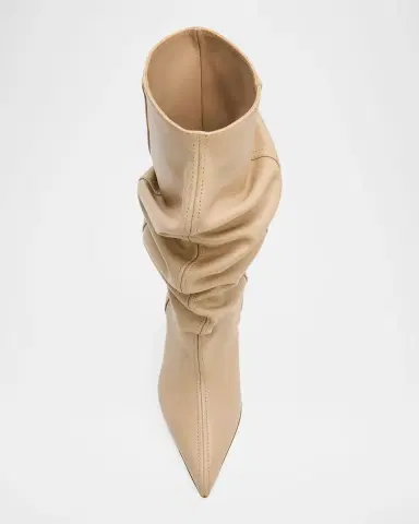 Balmain No Wedge Smooth Leather Ankle Boots | Thumbnail 4 Balmain No Wedge Smooth Leather Ankle Boots | Thumbnail 4