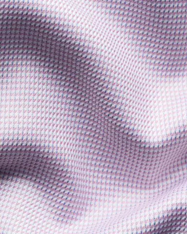 Eton Men's Slim Fit Micro-Pattern Twill Dress Shirt | Thumbnail 7