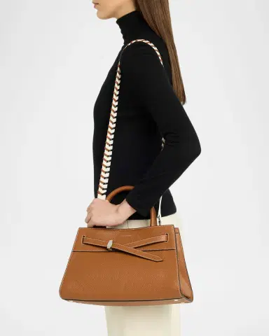 Veronica Beard Dash Pebbled Leather Top-Handle Bag | Thumbnail 2 Veronica Beard Dash Pebbled Leather Top-Handle Bag | Thumbnail 2