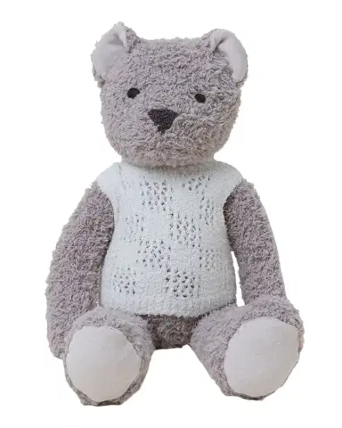 Barefoot Dreams Kids CozyChic Bear Buddie Stuffed Animal, 11"L | Thumbnail 1