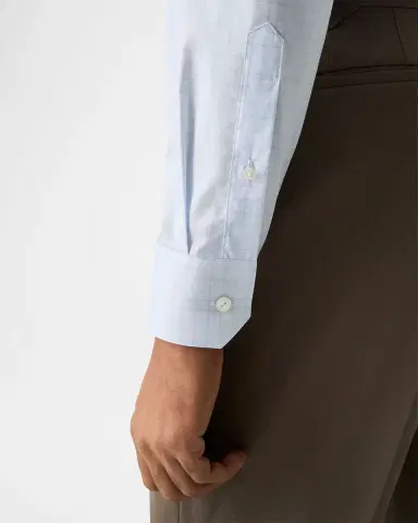 Eton Men's Slim Fit Micro-Check Elevated Dress Shirt | Thumbnail 8 Eton Men's Slim Fit Micro-Check Elevated Dress Shirt | Thumbnail 8