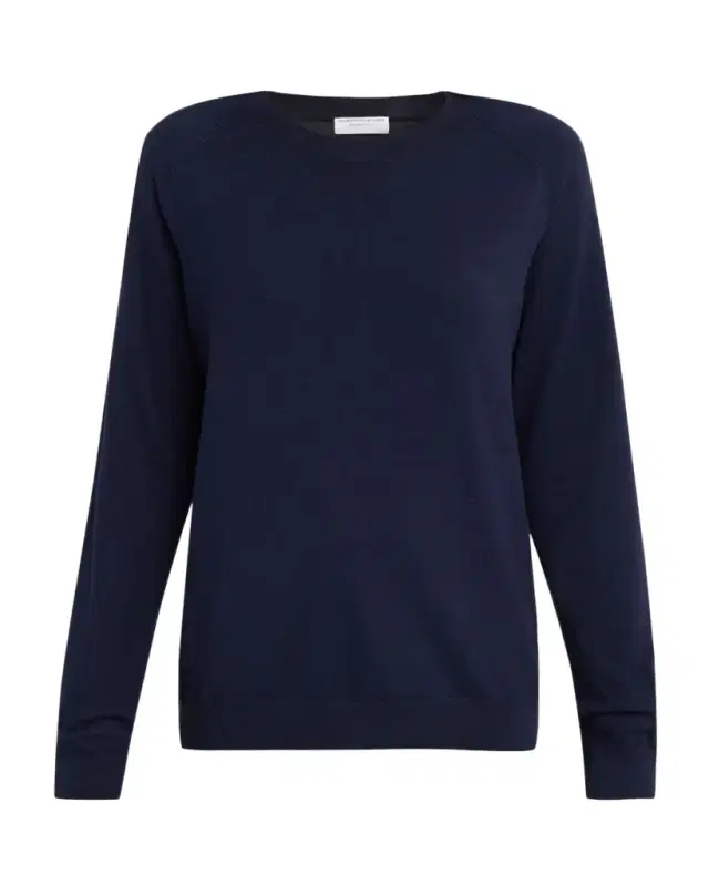 Majestic Filatures Raglan-Sleeve Cotton Sweater