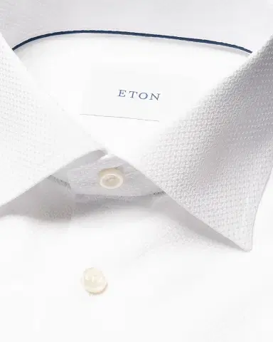 Eton Men's Slim Fit Textured Dobby Dress Shirt | Thumbnail 6 Eton Men's Slim Fit Textured Dobby Dress Shirt | Thumbnail 6