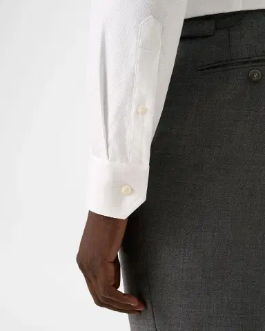 Eton Men's Slim Fit Textured Dobby Dress Shirt | Thumbnail 7 Eton Men's Slim Fit Textured Dobby Dress Shirt | Thumbnail 7