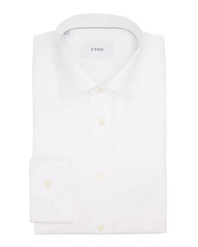 Men 's Slim Fit Textured Dobby Dress Shirt