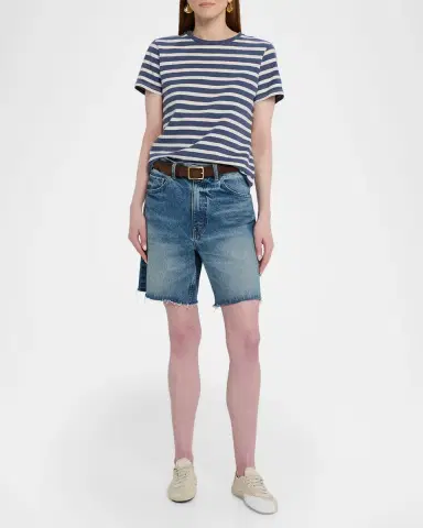 Nili Lotan Russel Denim Shorts | Thumbnail 2