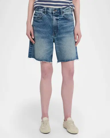 Nili Lotan Russel Denim Shorts | Thumbnail 4