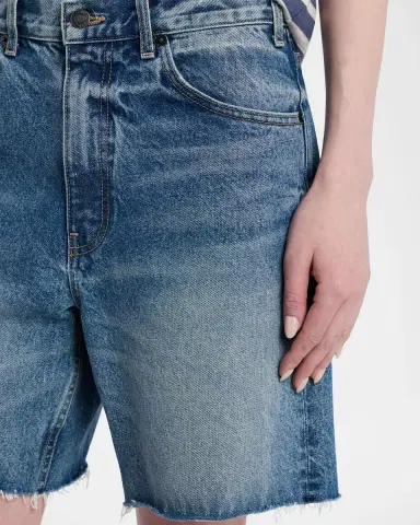 Nili Lotan Russel Denim Shorts | Thumbnail 5