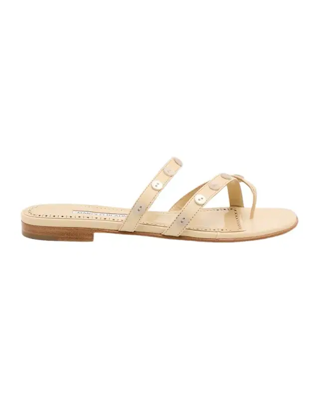 Irafli Leather Thong Sandals
