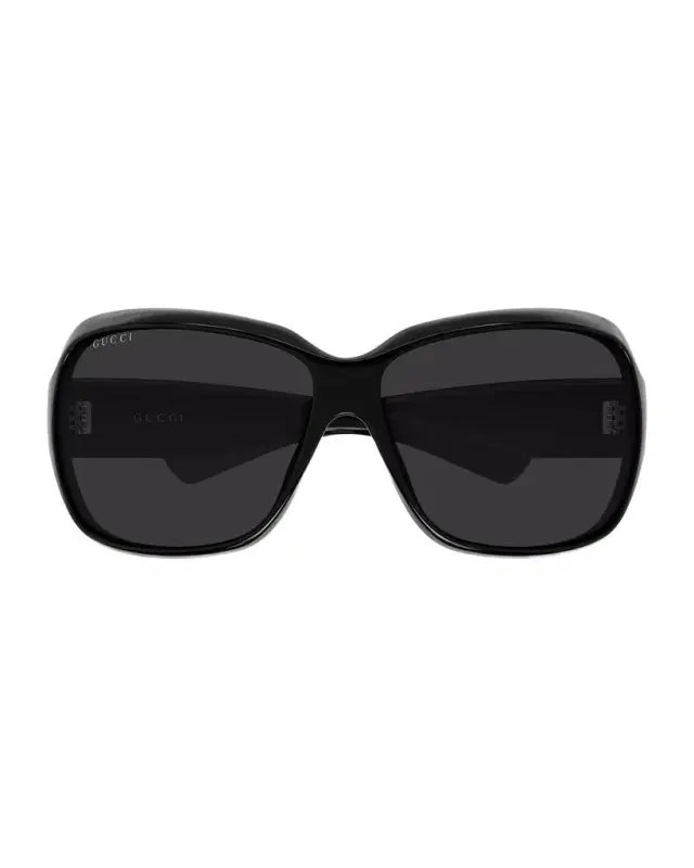 Gucci Logo 70mm Square Sunglasses