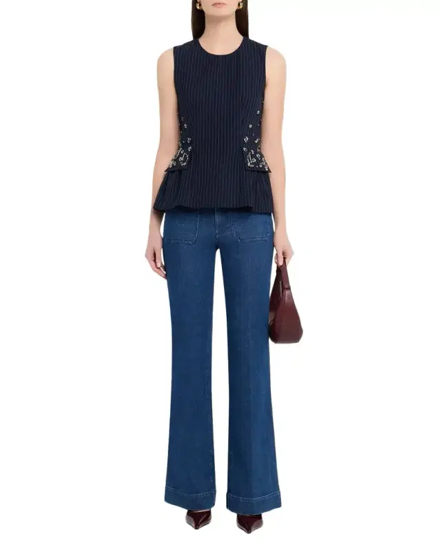 Astrid Embellished Sleeveless Top