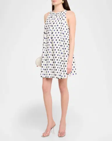 MISA Los Angeles Louisa Polka-Dot Mini Dress | Thumbnail 4