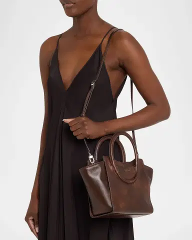 Staud Mini Maude Leather Tote Bag | Thumbnail 2
