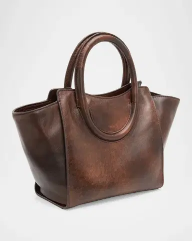 Staud Mini Maude Leather Tote Bag | Thumbnail 3