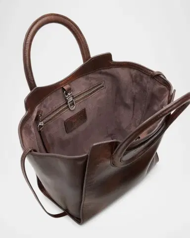 Staud Mini Maude Leather Tote Bag | Thumbnail 4