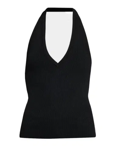 Nili Lotan Ivey Rib Halter Sweater | Thumbnail 1 Nili Lotan Ivey Rib Halter Sweater | Thumbnail 1
