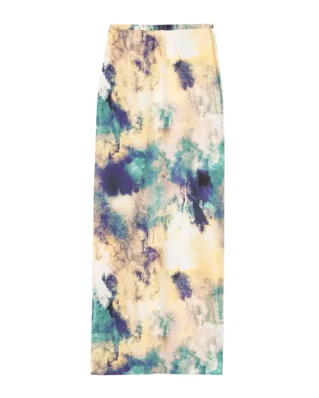 Alaya Abstract Jersey Maxi Skirt
