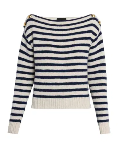 Nili Lotan Tandy Striped Cashmere Boat-Neck Sweater | Thumbnail 1