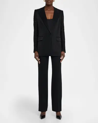 Ungaro Georgie Lace-Sleeve Jacket | Thumbnail 2 Ungaro Georgie Lace-Sleeve Jacket | Thumbnail 2