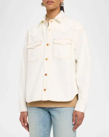 SLVRLAKE Cassidy Western Denim Shirt | Thumbnail 4