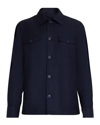 Eton Men's Wool Cashmere Shirt Jacket | Thumbnail 1 Eton Men's Wool Cashmere Shirt Jacket | Thumbnail 1