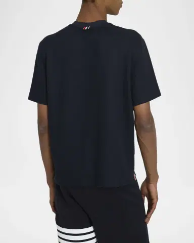 Thom Browne Men's Milano Oversized Pocket T-Shirt | Thumbnail 2