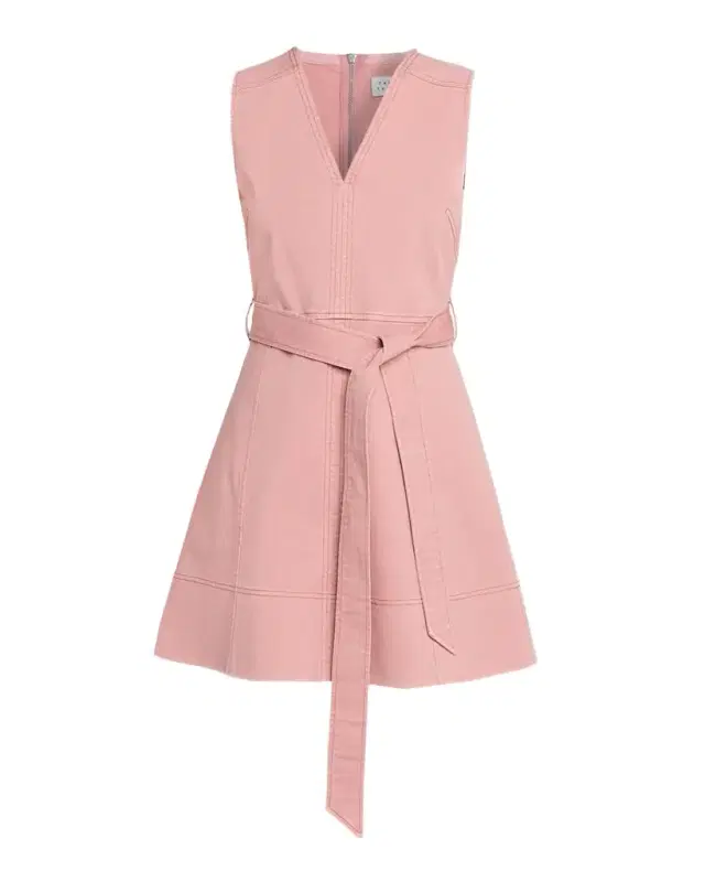 Tanya Taylor Reina Denim Mini Dress